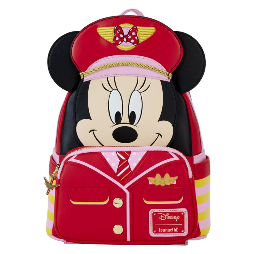 Loungefly Disney C2E2 Minnie Mouse Pilot Cosplay Mini Backpack